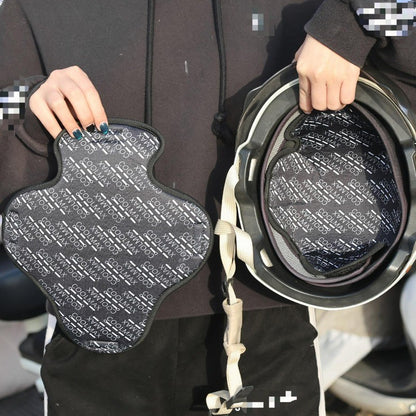 Forro Interno de Capacete de Moto, Almofada, Acolchoamento Respirável, Secagem Rápida, Absorção de Suor, Isolamento Térmico para Capacete