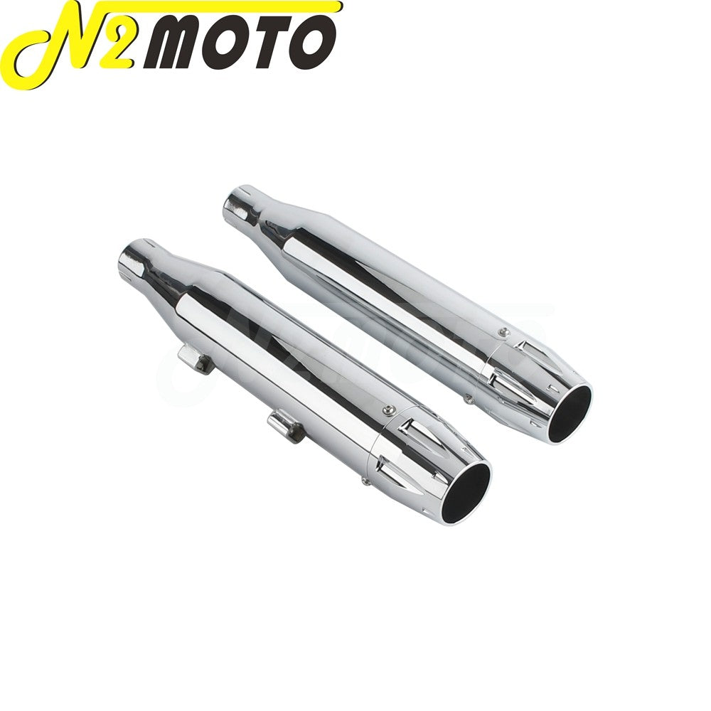 Chrome Exhaust System Motorcycle Muffler Exhaust Pipe For Harley Sportster Superlow XL1200T XL883L Iron XL883N 72 48 XL1200 V X