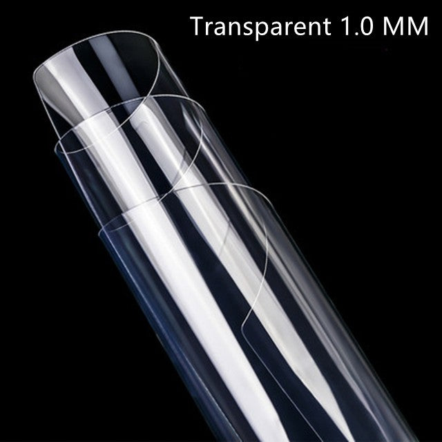 Transparent PVC Tablecloth Waterproof Kitchen Tablecloth Pad Glass Soft Cloth Tableclot Oil-Proof Table Mat Table Cover