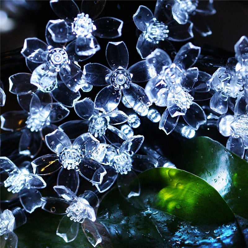 10/20M Cherry Blossom Garland Fairy Lights Indoor Christmas Decoration String Lights 200LED for Wedding Pink Party Decorations