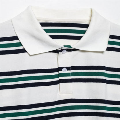 UNIZERA 2025 Women's Long - Sleeve Striped Polo - style Shirts in Burgundy and White with Contrasting Collars for a Casual Look