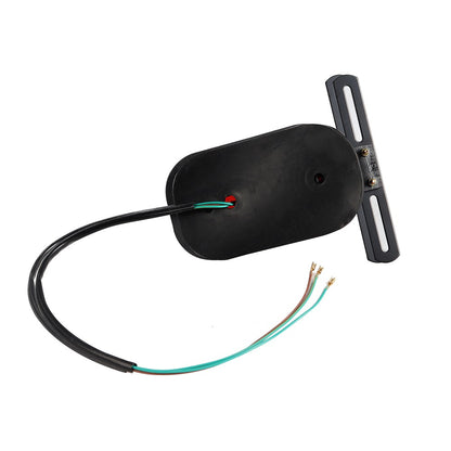 Para-lama traseiro de motocicleta com lâmpada de freio e luzes de placa Caveira Cruzada em Formato de Lápide Para Harley Chopper Bobber Personalizada