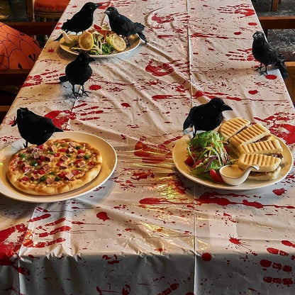 3/4/6Pcs Simulation Black Crow Animal Model Artificial Crow Black Bird Raven Home Decoration Party Prop Garden Decor 20x9x6cm