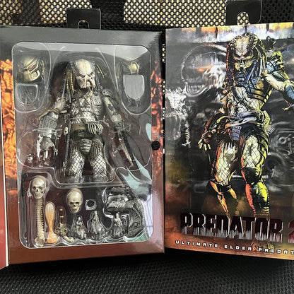Original NECA Ultimate Elder Predator Action Figure Model Toys Joint Movable Horror Doll Christmas Present For Children