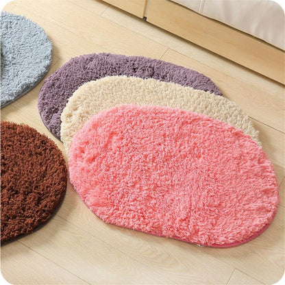 1Pc Microfiber Bathroom Comfortable Bath Pad Anti Slip Mat Bathtub Room Living Room Door Stairs Bathroom Foot Floor Mats 50*30cm