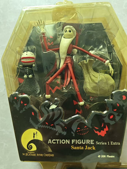 Disney Jun Planning Nightmare Before Christmas Série 1 Boneco de Ação - Jack Noel e Dr. Finklestein Presente Halloween 5 pçs