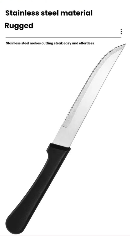 Stainless Steel Steak Knife Kitchen Utensils Cutlery Practical High Quality Plastic Handle Available In Dishwasher Peel Knife