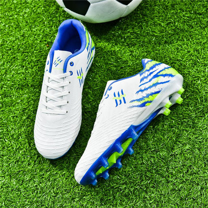 Unisex Youth Soccer Cleats Lightweight FG Football Shoes for Match Training Enhanced Grip Durable Comfortable