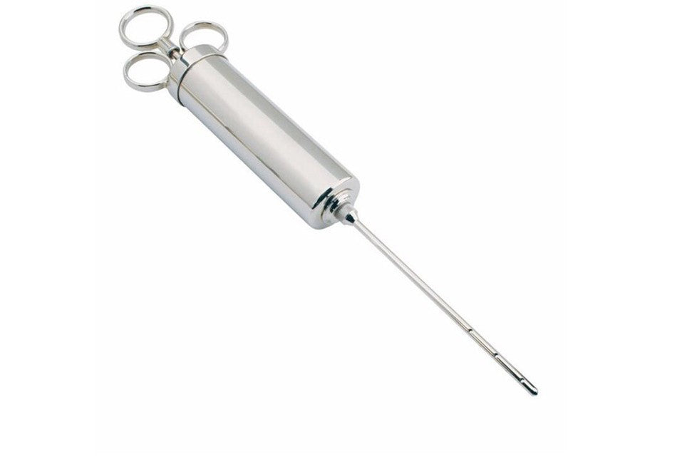 Injetor de Marinada 2 oz para Grelhados Injetor de Carne de Peru de Aço Inoxidável Seringa Culinária com 2-5 Agulhas