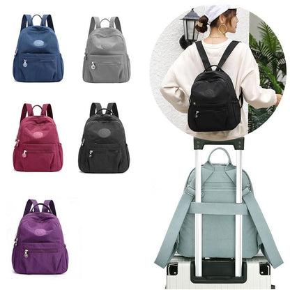 Bolsa de Ombro Casual Grande Capacidade Mochila Estudantil Impermeável Leve Mini Mochila Pequena Resistente ao Desgaste Viagem