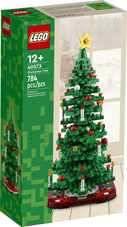 LEGO Árvore de Natal 2 em 1 para Reconstruir 40573 Kit de Blocos de Montar Brinquedos para Crianças a Partir de 12 Anos Presente de Aniversário Natal (476 Peças)