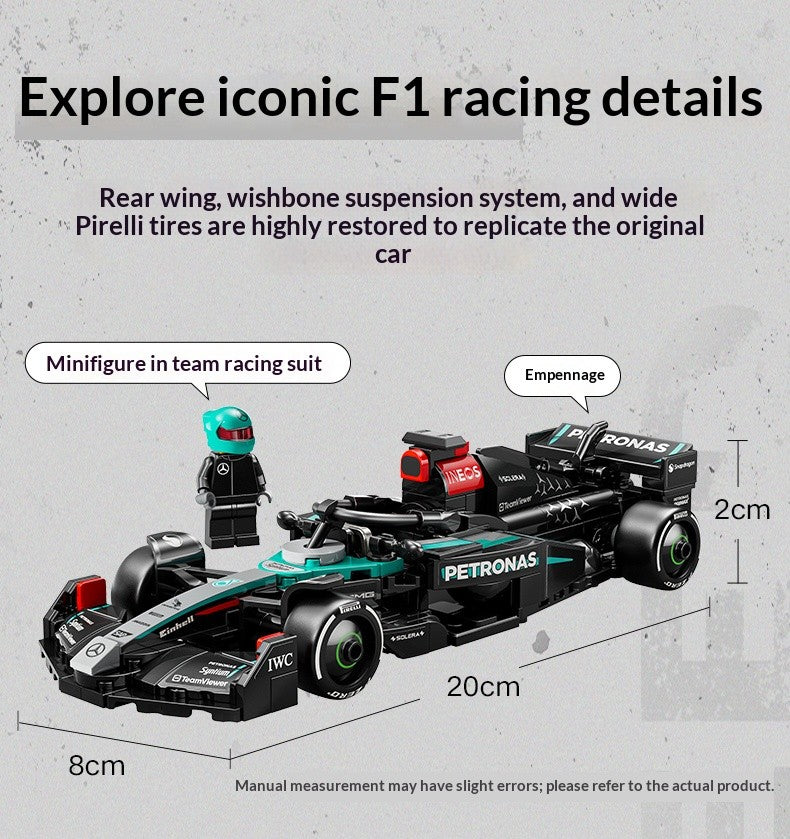 Lego Christmas Celebration 77244 Mercedes AMG F1 W15 Racing Children's Toys Christmas Gift