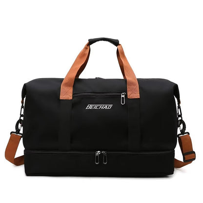 Travel Handbag Sports Gym Bag for Women Men Duffle bag Sport Workout Gym Swim Crossbody  Shoulder Bag with Shoe Compartment