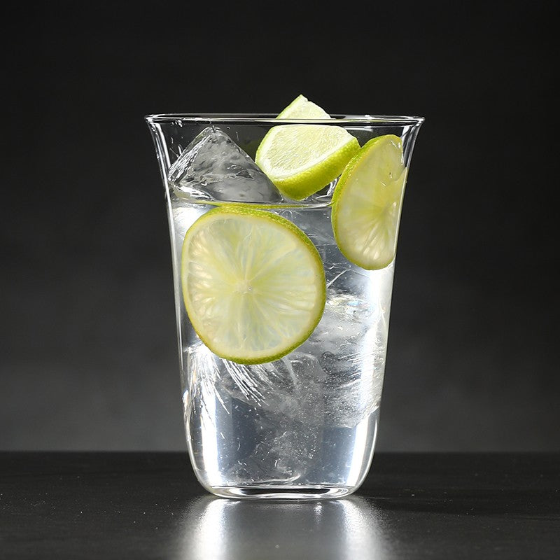 Copo Alto Criativo de Vidro Cristal Sem Chumbo Copo Collins para Bar para Água, Suco, Cerveja e Coquetel