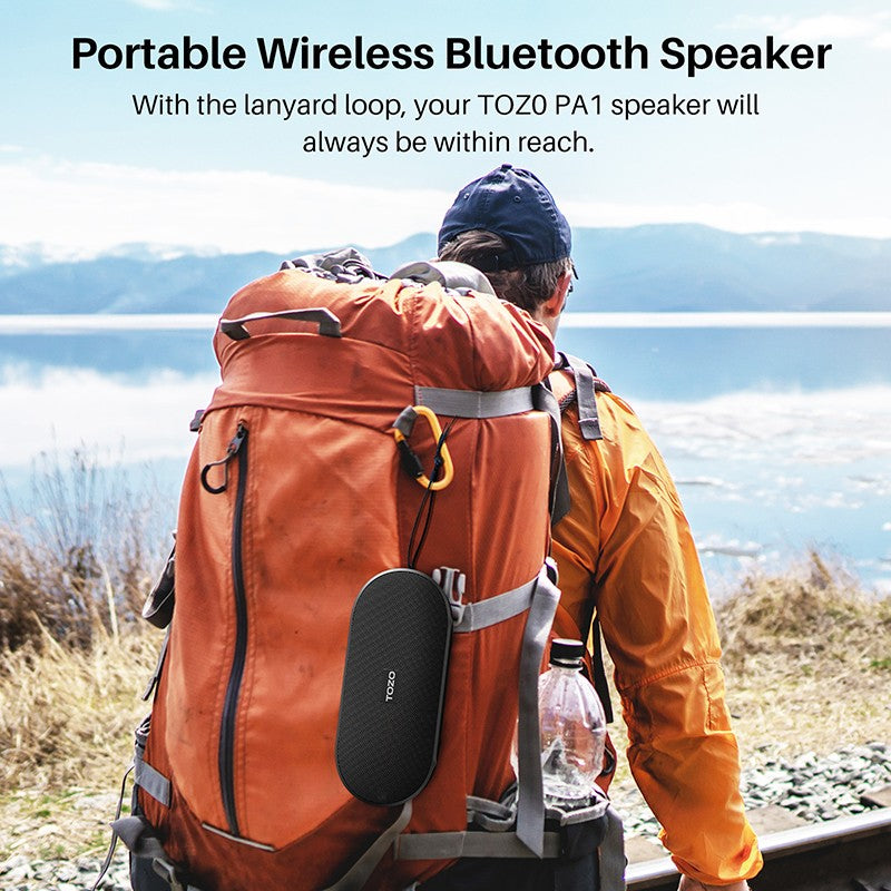 Refurbished TOZO PA1 Bluetooth Speaker 20W Stereo Sound IPX7 Waterproof Portable Wireless Speaker with EQ Mode APP Control