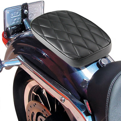Almofada de ventosa traseira para passageiro de motocicleta com 8 ventosas, almofada de assento retangular para passageiro, para Harley 883 1200 Choppers Bobber