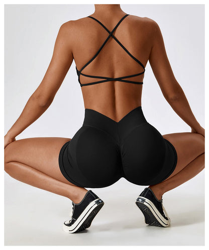 Yoga Shorts Women Gym Outfit Scrunch Butt Fitness Workout High Waist Leggings Gym Clothes For Women Cycling Shorts Sports Shorts