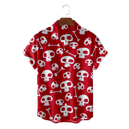 Summer short-sleeved Shirt 2024 New Fashion Cool Printed Beach Casual Hawaiian Vacation Trend men's Cardigan Top Breathable