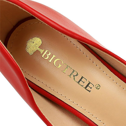 Women 7cm High Heels Pumps Lady Scarpins Fetish Nightclub Blue Nude Low Heels Wedding Party Metal Chain Buckle Fetish Prom Shoes