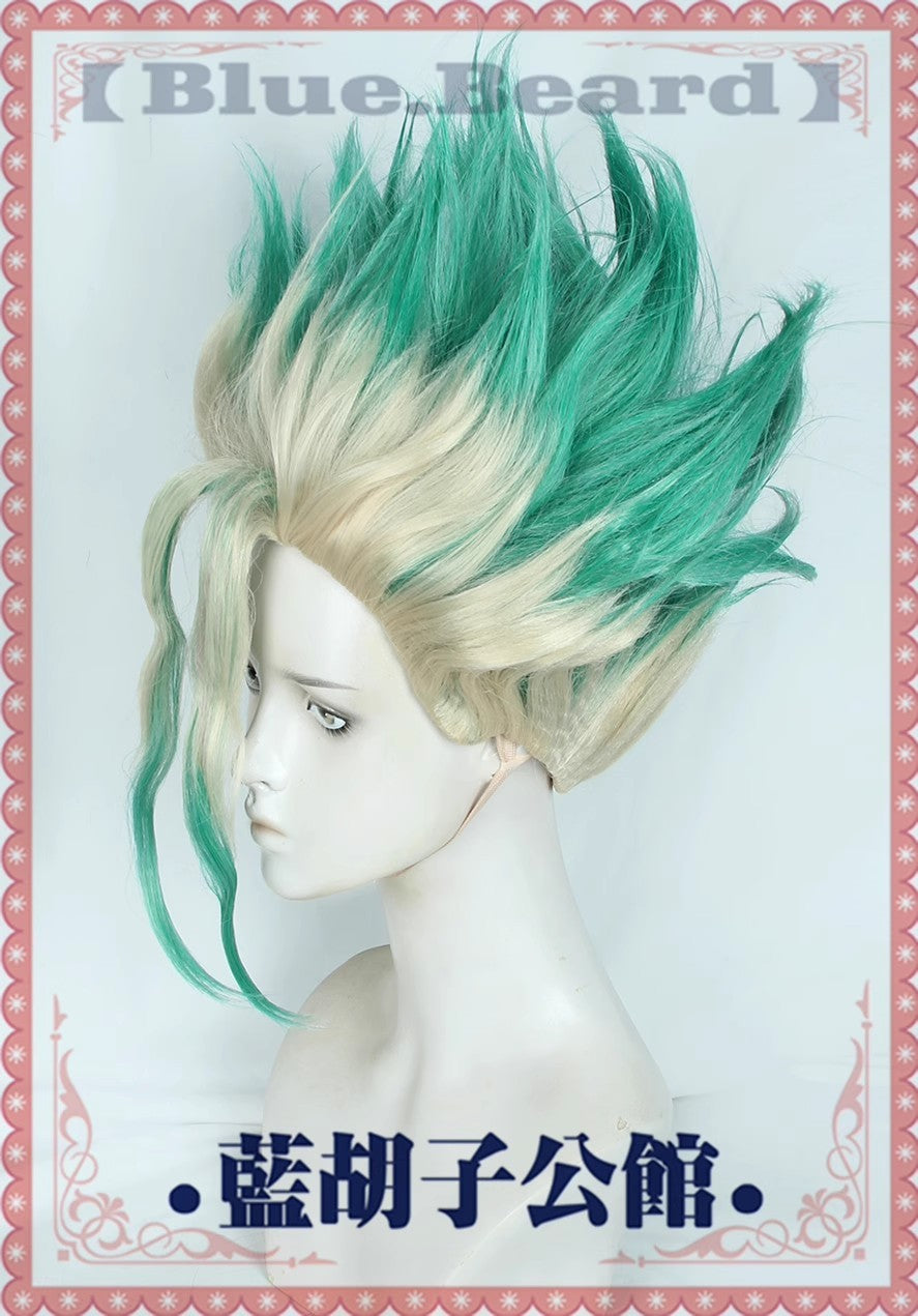 Senku Ishigami Cosplay Costume Wig Halloween Christmas Carnival Party Outfit Role Play Suit Comic Con Clothing