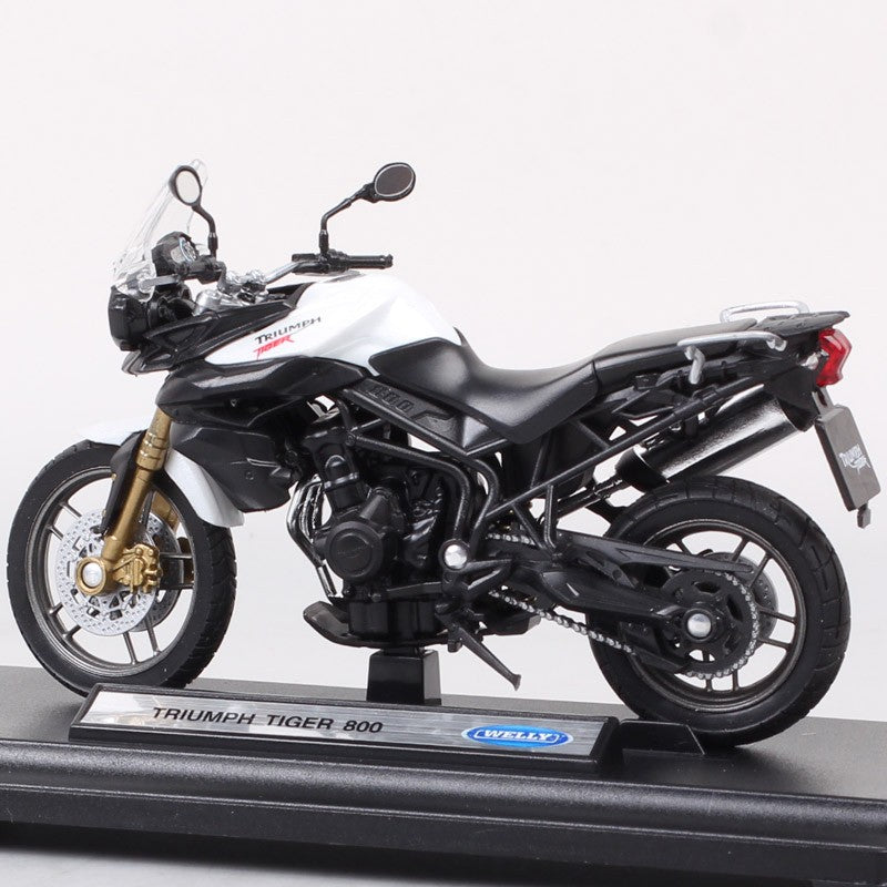1/18 Escala Welly Triumph Tiger Explorer 800 Sprint RS Bonneville Daytona Trophy Thruxton 1200 Moto Diecast Modelo Brinquedo