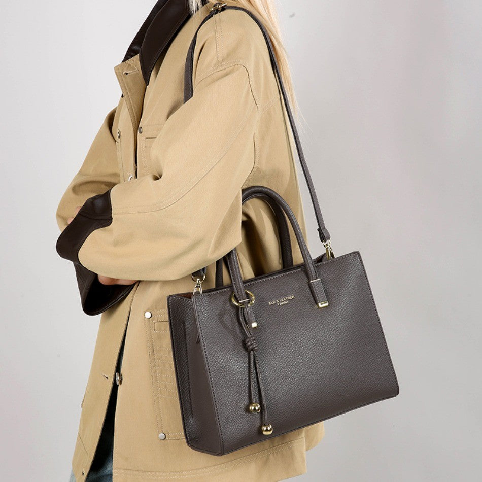 Genuine Brand Top Quality Pu Leather Handbag Women's Tote Messenger Sac Designer Large Capacity 3 Levels Shoulder Crossbody Bags