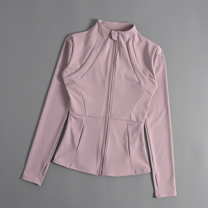 Sports Coat Women's Shirt Yoga Slim Long Sleeve Fast Running Thin Pilates Fitness Suit Top Clothing