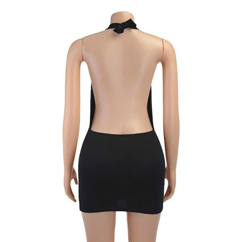 Sexy Bodycon Wedding Party Dresses Backless Spaghetti Straps Clubwear Mini Dress