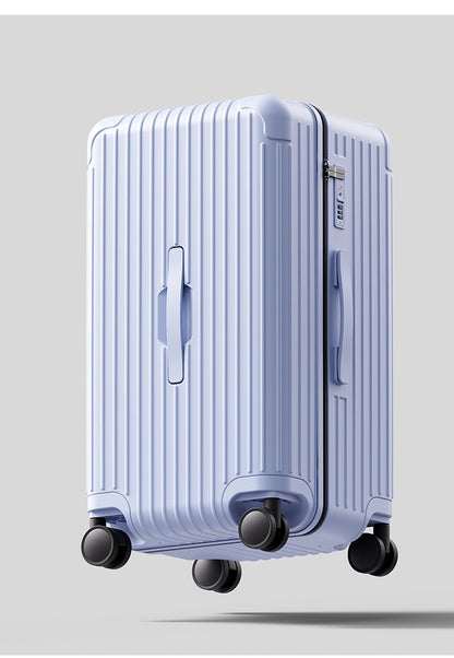 New Process Plastic Frame Suitcase 20-inch Carry-on Luggage 28-inch Thickened Trolley Case Large Capacity Travel Bag with Passwo