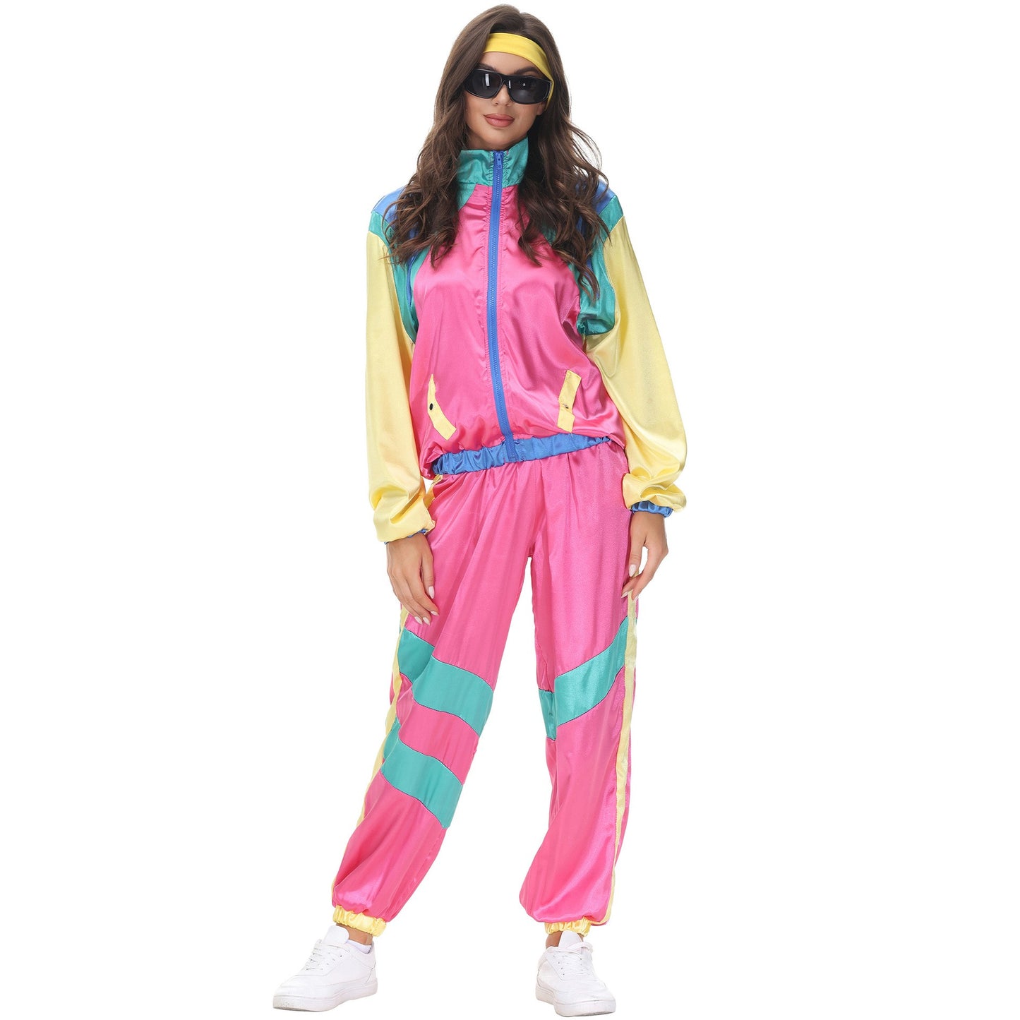 Vintage Disco Hip-hop Varsity Stage Outfit New Carnival Group Dance Wear for Carnival Cocktail Halloween Party Performance