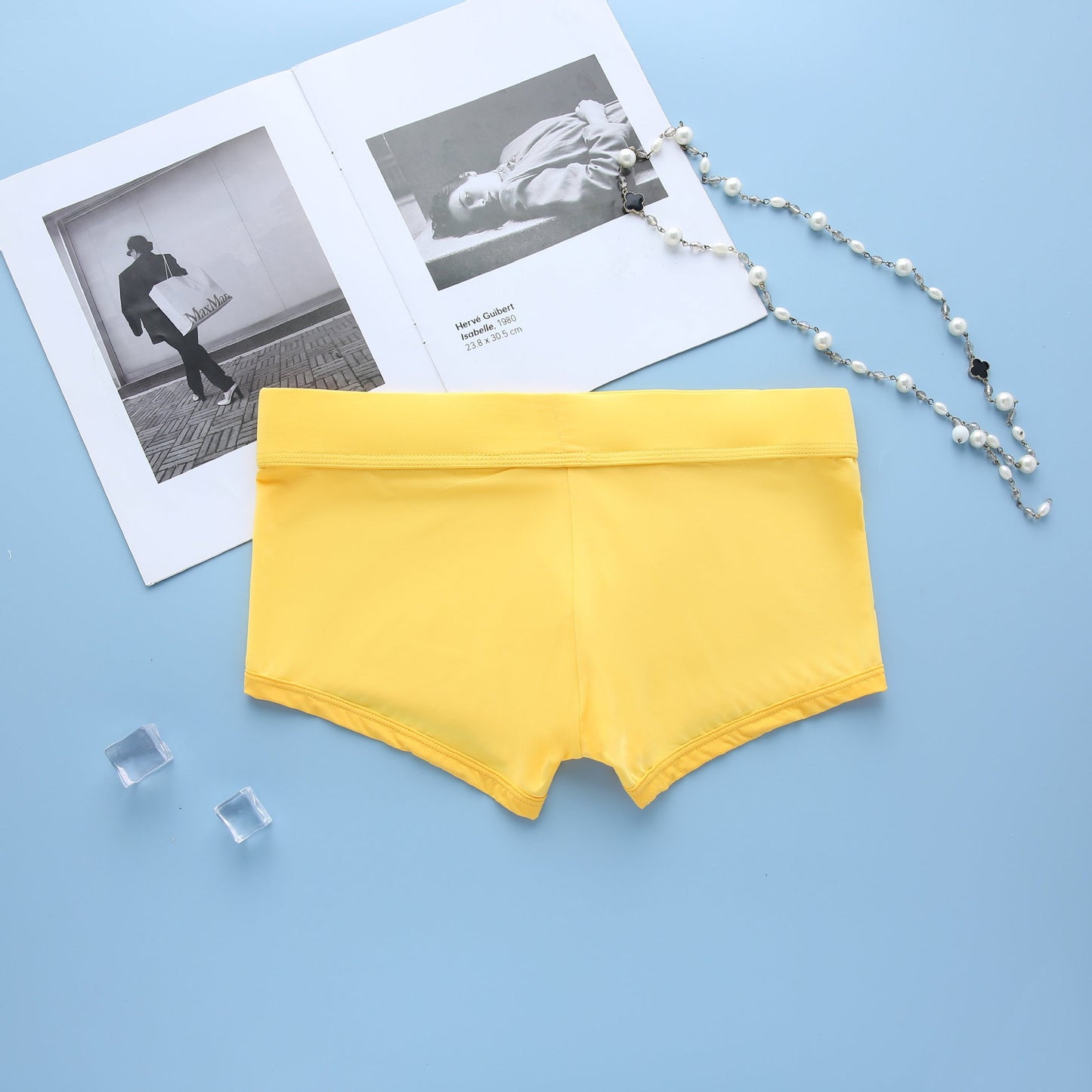 Men's simple underwear milk silk comfortable sports boxers AUSSIEBUM-M218