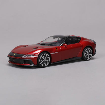 Bburago Ferrari 12cilindri Escala 1:43 Modelo de Carro em Liga Fundida Miniatura Colecionável Enfeite Presente Personalizado para Simulação de Brincadeira