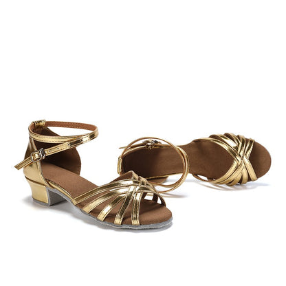 Girls Dance Shoes Kids Child Girl's Ballroom Latin Dance Shoes for Women Modern Jazz Dancing Shoes Training Shoes Salsa Sandals