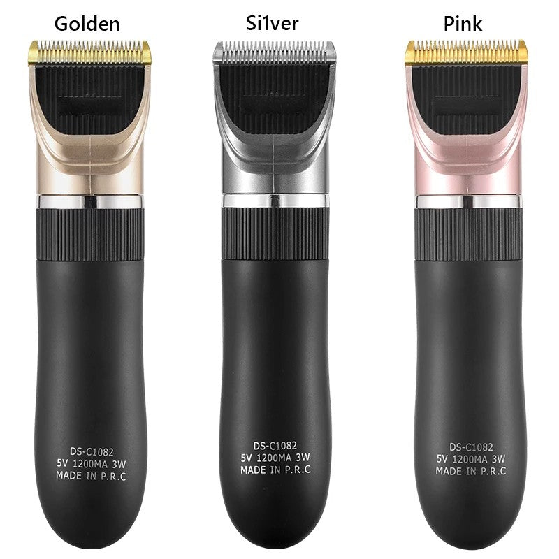 Professional Cordless Rechargeable Electric Hair Clipper - For Men, Adults & Kids, Barber-Grade Hair Trimmer & Cutter Machine