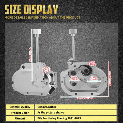 Embreagem de marcha à ré que economiza mão de obra para motocicleta, refit da embreagem de velocidade traseira para Harley Touring Street Glide FLH 08-23 Softail Breakout