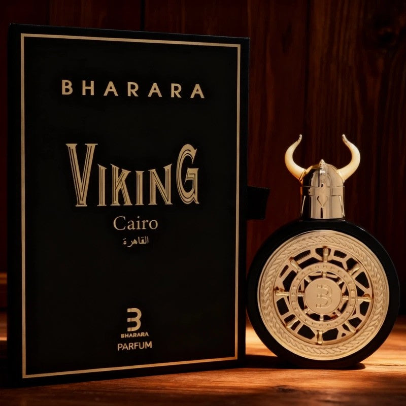 Bharara Viking Perfume for Men-Powerful Woody Leather & Tobacco Fragrance,Long Lasting Intense Scent,Strong Projection Cologne