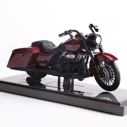 Maisto 1:18 Harley-Davidson 2017 Road King Special Modelo de Moto Diecast Brinquedo Colecionável Presente Funcional