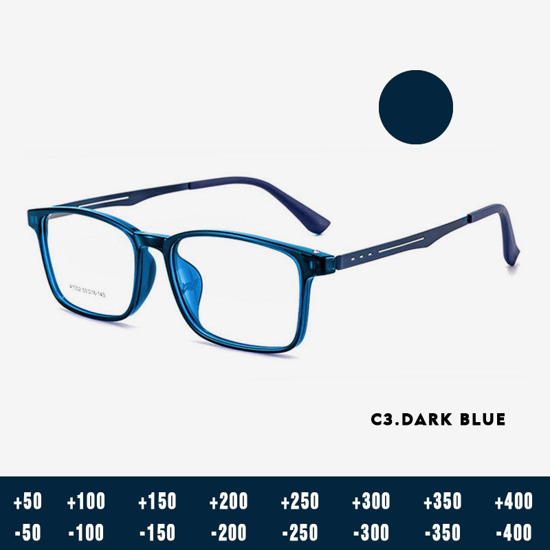 KANSEPT High Quality UltraLight Pure Titanium Anti Blue Reading Glasses Myopia Hyperopia Optical Glasses Prescription Eyewear