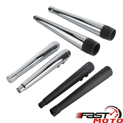 Motorcycle Slip On Mufflers Dual Exhaust Pipes For Harley Touring Road King Road Glide Electra Glides 2017-2023 Exhausts Muffler