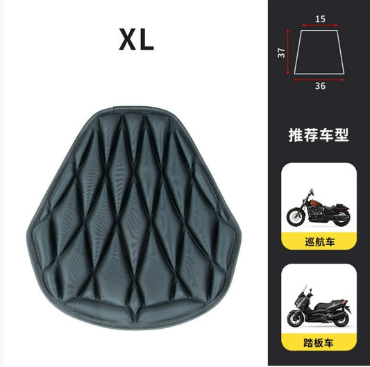 Motorcycle seat cushion 3D comfortable gel seat cover ventilation waterproof EVA thickened seat cushion breathable