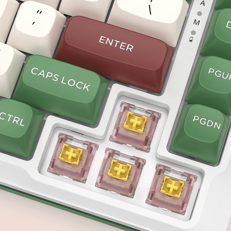 Switch Outemu Silent Peach V3 Lubrificado Mute Lemon V3 Switches Teclado Mecânico Linear Tátil 5 Pinos Hot swap Pré-lubrificado PA66 POM