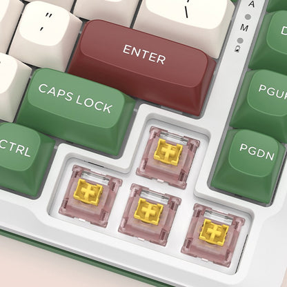 Switch Outemu Silent Peach V3 Lubrificado Mute Lemon V3 Switches Teclado Mecânico Linear Tátil 5 Pinos Hot swap Pré-lubrificado PA66 POM