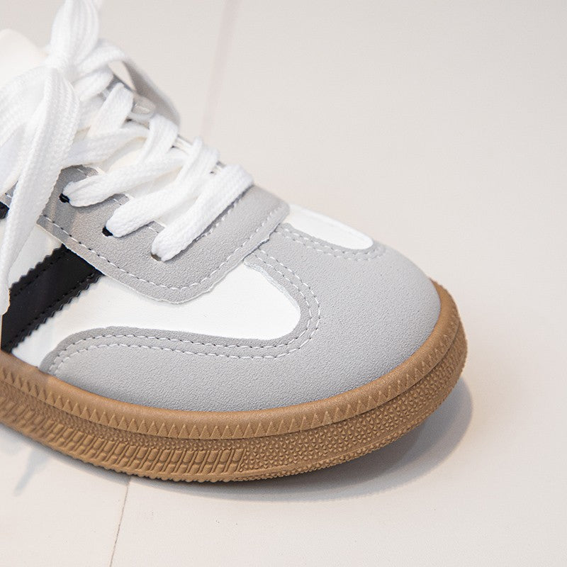 Children's Board Shoes Boys Sneakers 3-18 Years Old Khaki Boys Girls Single Shoes Four Seasons Non-slip Kids De Training Shoes