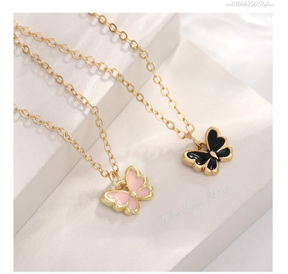 Conjuntos de Joias de Borboleta com Cristal Acrílico Romântico Pulseira Anel Colar Brinco Conjunto para Mulheres Acessórios de Vestido de Jantar de Casamento