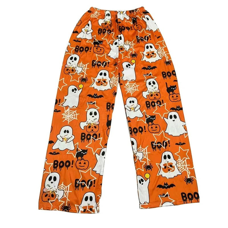 New Anime Stitch Pajama Pants Halloween Fashion  Pajama Trousers men's Home Pants Autumn Winter Loungewear Trouser