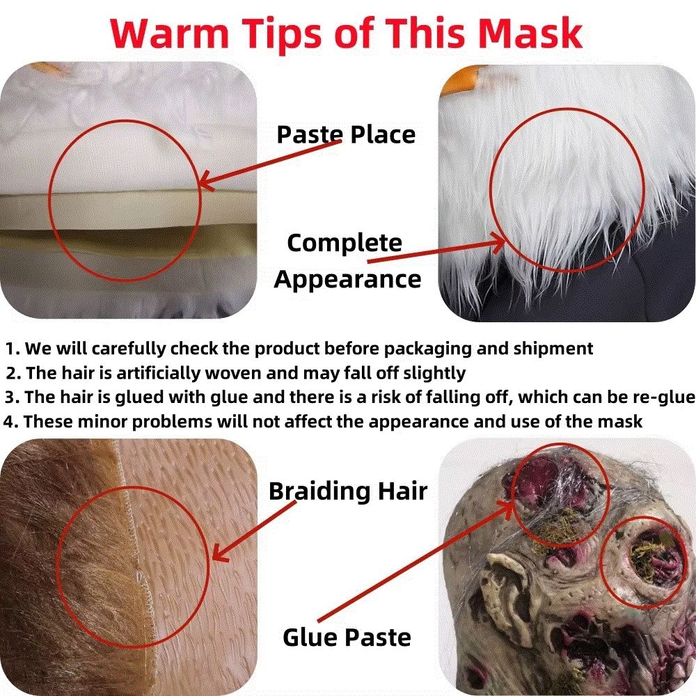 Realistic Alien Latex Mask Extraterrestrial Big Eyes Full Head Mask Sci-Fi Space Creature Cosplay Costume Halloween Party Horror