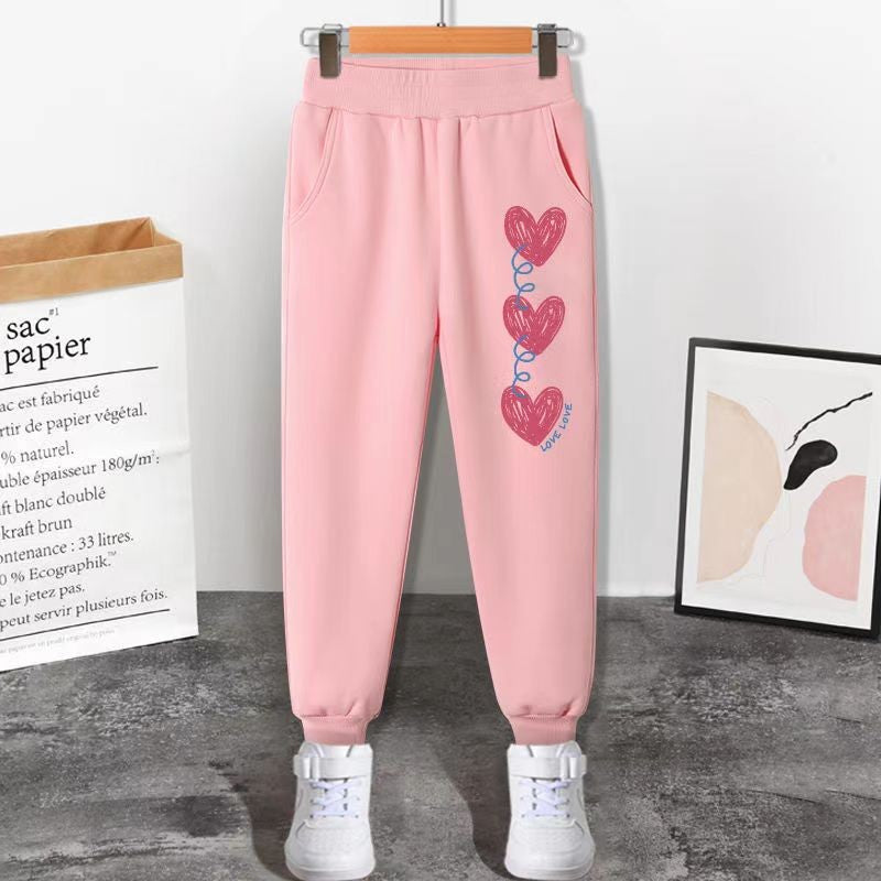 Autumn Kid Girls Clothes Set Children Boy Printed Sweatshirts Top And Pants Bottom 2 Pieces Suit Baby Long Sleeve Tracksuits