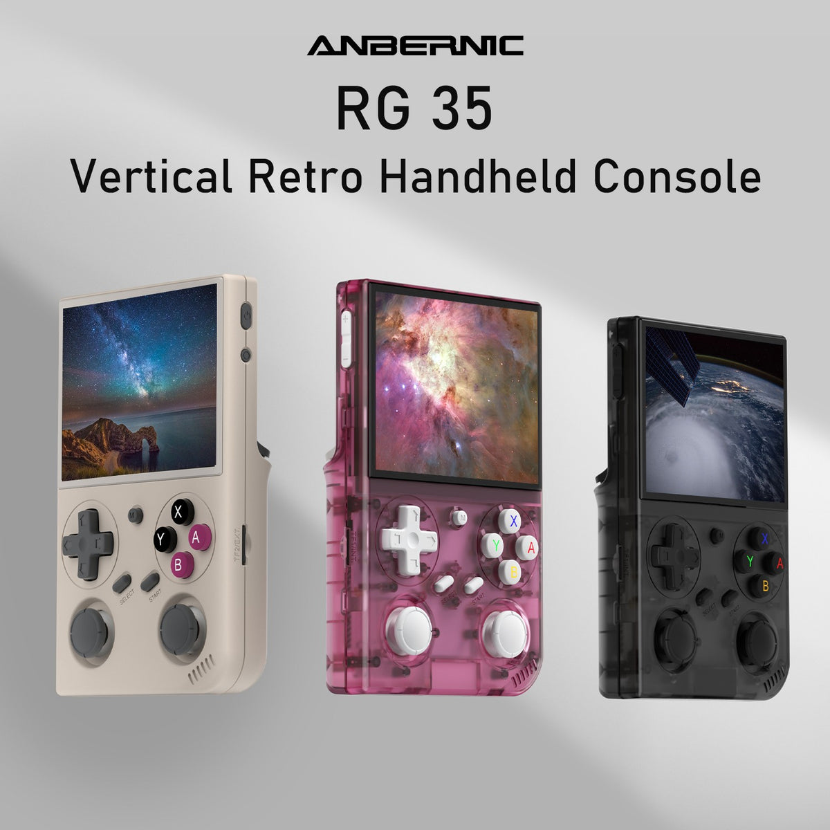 Anbernic  RG 35 3.5-inch IPS Retro Game Console Linux 64-bit RG35 Handheld Video Gaming Player 32G With  3200 mAh Battery