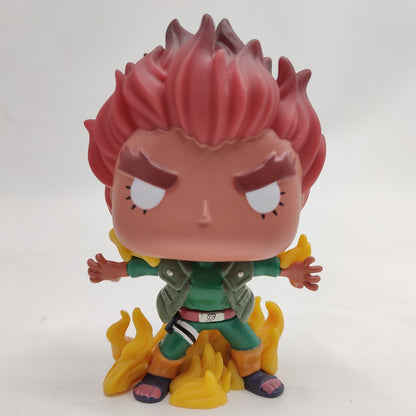 Animação 824 MIGHT GUY OITO PORTÕES INTERNOS Boneco de Vinil Coleção Anime Modelo de Brinquedo