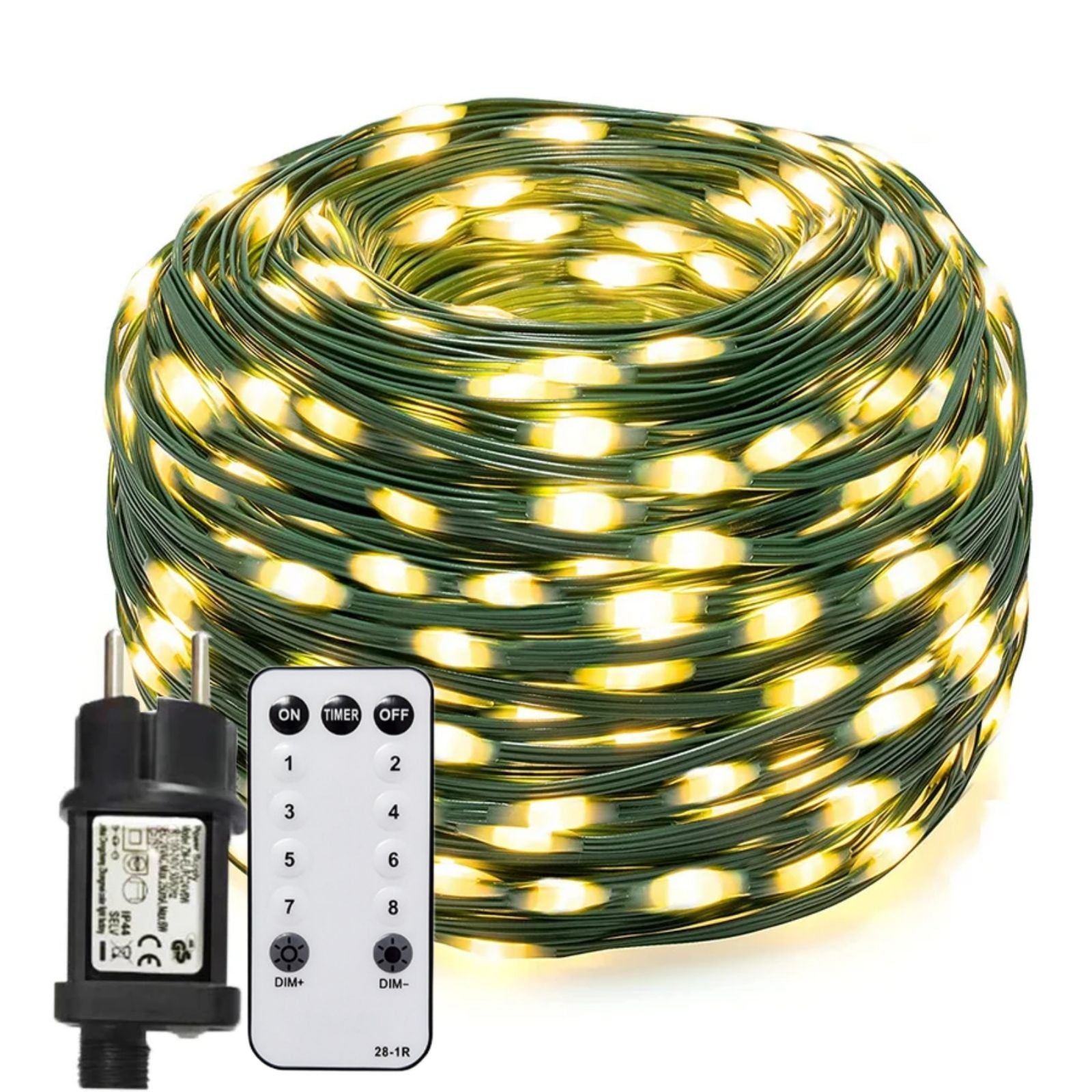 500/1000LEDs Fairy String Lights With Remote Control 50M 100M Christmas Garland Outdoor IP44 Waterproof For Tree Street Wedding